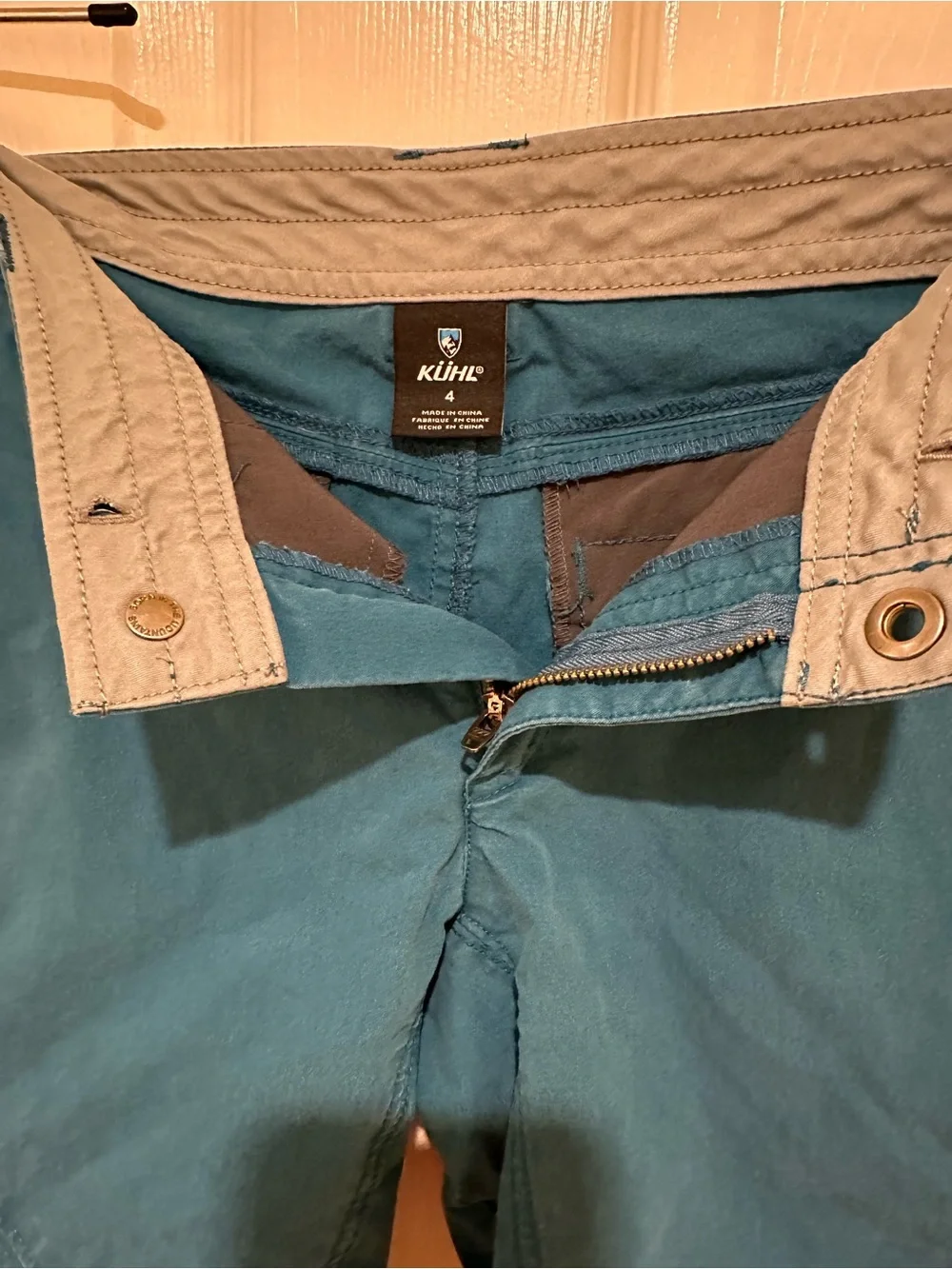 Kuhl cotton nylon blend hiking shorts 4
